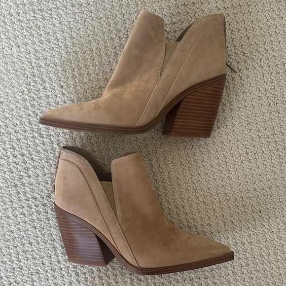 Vince Tan Ankle Booties - Picture 5 of 7